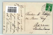 Aarburg 1913 Ort lt. Stempel