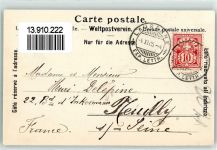 Pully 1905 et les Alpes