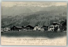 Le Sépey 1905 le Plan et Chaine de la Paraz Ort lt. Stempel