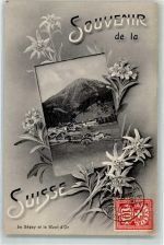 Le Sépey 1907 et le Mont d`Or Edelwiss