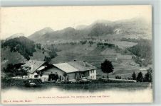 Ste-Croix 1901 le Massif du Chasseron vu Depuis le Mont des Cerfs Ort lt. Stempel