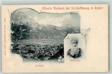 Altdorf UR 1900 Offizielle Postkarte der Tell Aufführung Walther Fürst
