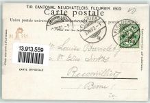 Fleurier 1902 Stand et Cantine a biere Ort lt. Stempel