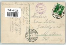 Mümliswil 1917 Gasthaus Aussichtspunkt Signal von Passwang gesehen Kühe Pferde