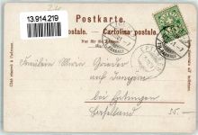 Uetliberg 1901 Hotel Lithohraphie