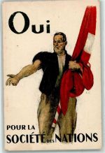 1920 pour la Scciete des Nations sign. E.C.