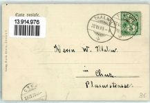 Thalwil 1903 Sängerfest Harfe Ort handschriftlich
