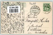 1906 mit echter Stoff Applikation Kind mit einer Ziege AK