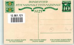 Bundesfeier 1925 f. unsere Taubstummen u. Schwerhörigen sign. S. Sigrist