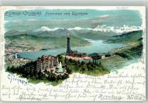 Uetliberg 1900 sign. Steinmann Zürichsee