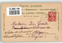 1902 Alpenfahrt Lithographie Verlag Guggenheim