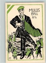 Bern Mulus Ball H 1 b Studentika Ziehharmonika Tanz Bücher