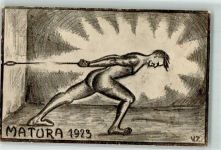 Teufen ZH Matura 1923 Ort lt. Stempel