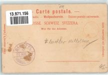 Hinwil 1899 Gasthaus Gruß vom Bachtel leichter Mittelbug Lithographie