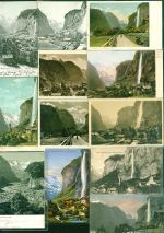 Lauterbrunnen Lot mit 23 AK, 1903-1933; gute Erhaltung, teils gelaufen