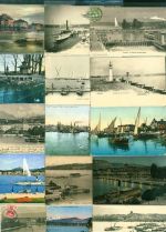 Genfersee Genf Hafenregion Lot mit 49 AK, ca. 1901-1925; gute Erhaltung, größtenteils gelaufen