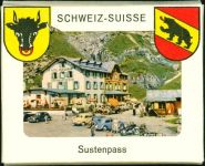 Sustenpass Lot mit 10 Kleinfotos vollständiges Set in Original Mappe; gute Erhaltung