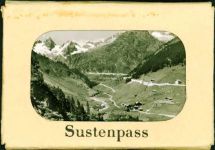 Sustenpass Lot mit 10 Kleinfotos vollständiges Set in Original Mappe; gute Erhaltung