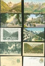 3800 Interlaken Posten 21 bis 100 AK Lot mit 79 AK