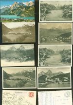 6440 Brunnen Posten 21 bis 100 AK Lot mit 65 AK