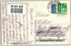 Brienz BE 1950 Dorfpartie Notopfermarke Berlin
