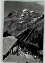 Lauterbrunnen 1960 Hotel Obersteinberg