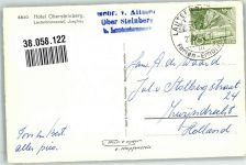 Lauterbrunnen 1960 Hotel Obersteinberg