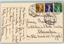 Montreux 1911 Mischfrankatur