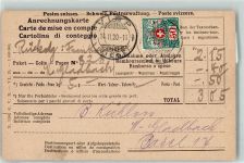 Visp 1920 Anrechnungskarte