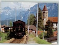 Brienz BE Eisenbahn Ballenberfg-Dampfabahn Kirche