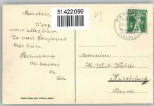 1874 Champéry 1915 - Eisenbahn Tunnel AKU2