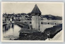 6000 Luzern Lucerne - Kapellbrücke, Wasserturm AKU2