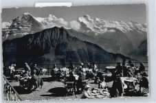 Schynige-Platte-Bahn Hotelterrasse, Eiger, Mönch, Jungfrau AKU2