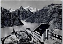Grimsel Hospitz, Blick auf Finsteraarhorn, Luftaufnahme
