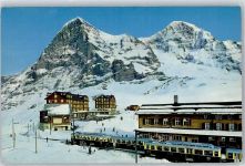 Jungfraujoch 1967 Eiger Mönch Bahnhof Bergbahn