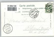Murten 1903 Gruß aus Murten