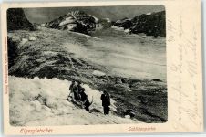 Eigergletscher 1901 Schlittenpartie