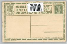 Das Rütli , sign. E.Kiefel Bundesfeier Ganzsachen Schweiz