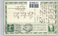 sign. Ed. Vallet , rotes Kreuz Bundesfeier Ganzsachen Schweiz