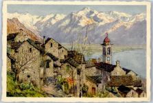 6644 Orselina Künstlerkarte sign. E. Zuppinger 1927