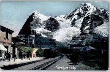Wengernalp 1906 Bergbahn Bahnhof