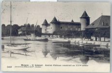 Morges Hafen , Schloss