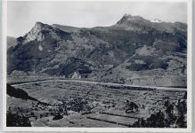 7304 Maienfeld - Blick vom Berggasthaus Guscha-Heim, Gonzen, Alvier