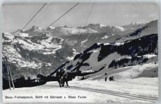 6433 Stoos SZ - Fronalpstock, Skilift, Glärnisch, Bösen Faulen