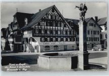 6403 Küssnacht am Rigi - Hotel zum Engel, Ratssaal, Brunnen
