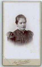 Teufen AR Frau in Tracht, CDV Atelier Zumbühl