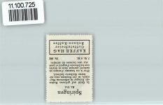 6464 Spiringen - Vignette Wappen Kaffee Hag ca 1920-1940 Spiringen