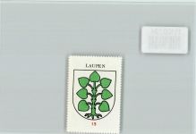 Laupen BE Vignette Wappen Kaffee Hag ca 1920-1940