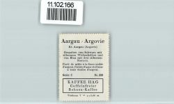 Wettingen Aargau Vignette Wappen Kaffee Hag ca 1920-1940
