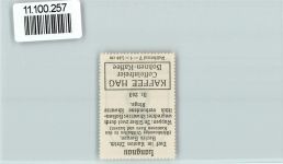 8135 Langnau am Albis - Vignette Wappen Kaffee Hag ca 1920-1940